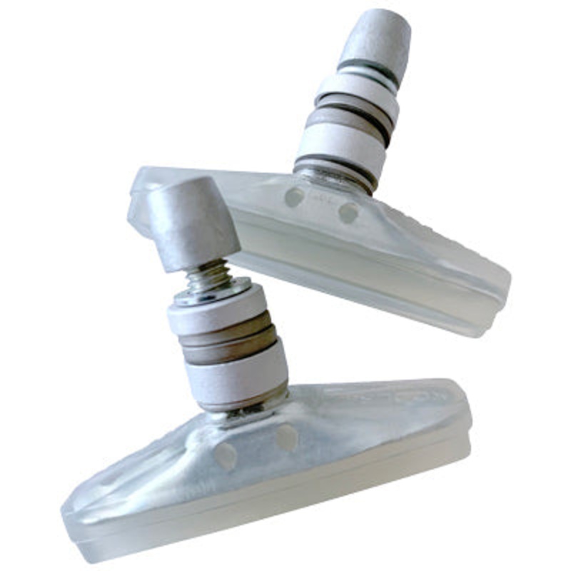 Koolstop Flatland Threaed Rim Brake, Clear Flatland Pads  Brakepads NA Clear