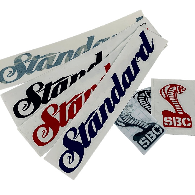 Standard byke Frame script sticker kit Camouflage