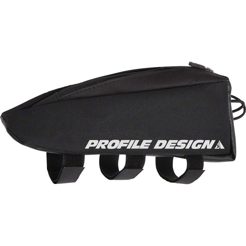 Aero E-Pack Top Tube/Stem Bag: Black