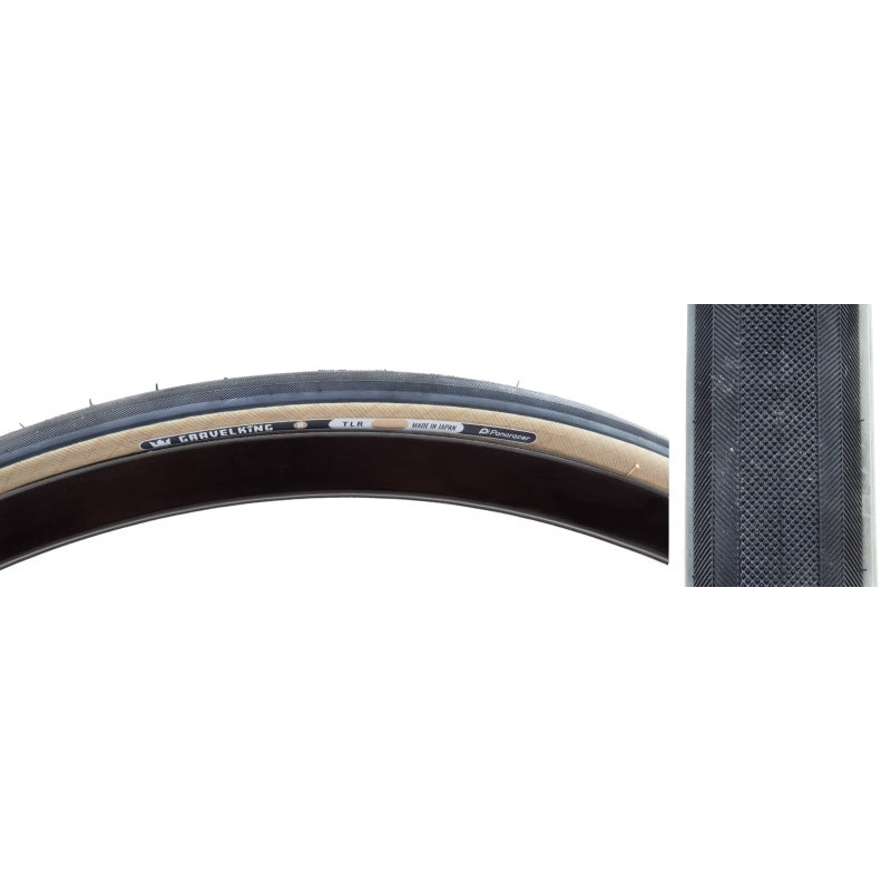 GravelKing Slick R Tire – 700 x 35 Tubeless Folding Black/Amber 700 x 35c