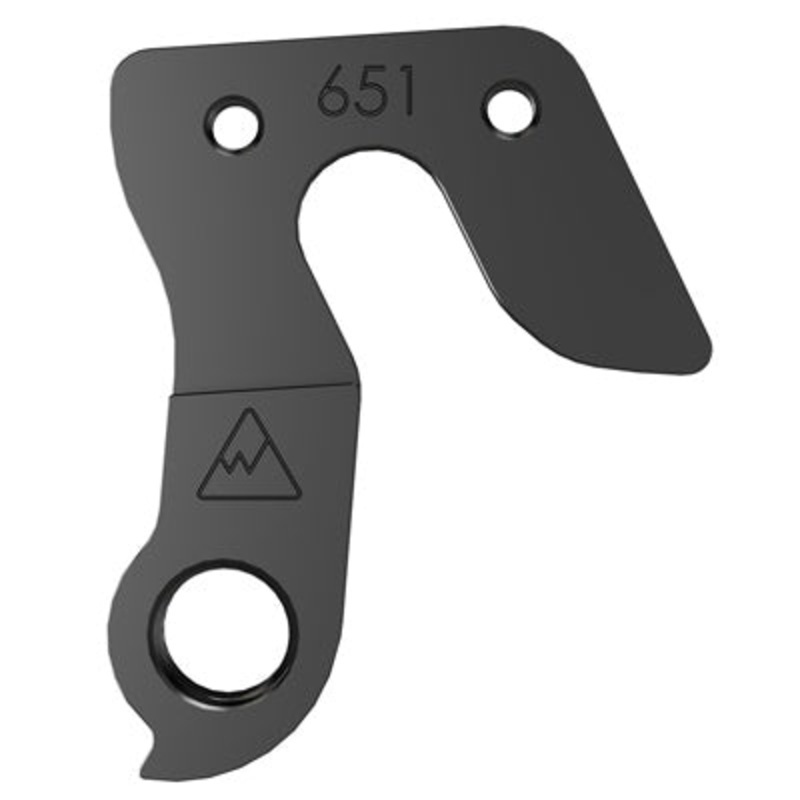 Wmfg Derailleur Hanger #651 Replacement Derailleur Hangers  Derailleur NA Black