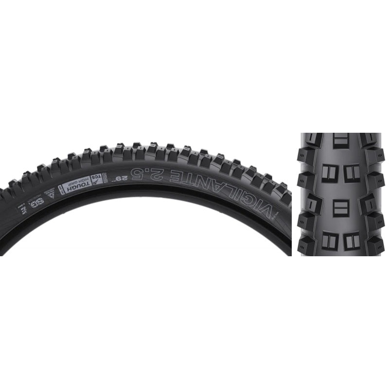 WTB Vigilante Tire – 29 x 2.5 TCS Tubeless Folding BLK Tough/High Grip TriTec IP+ E50 SG1
