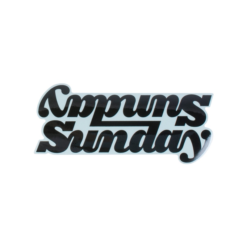 Sunday Completes Bike Stickers (Black) Classy Connected (Downtube) – Black