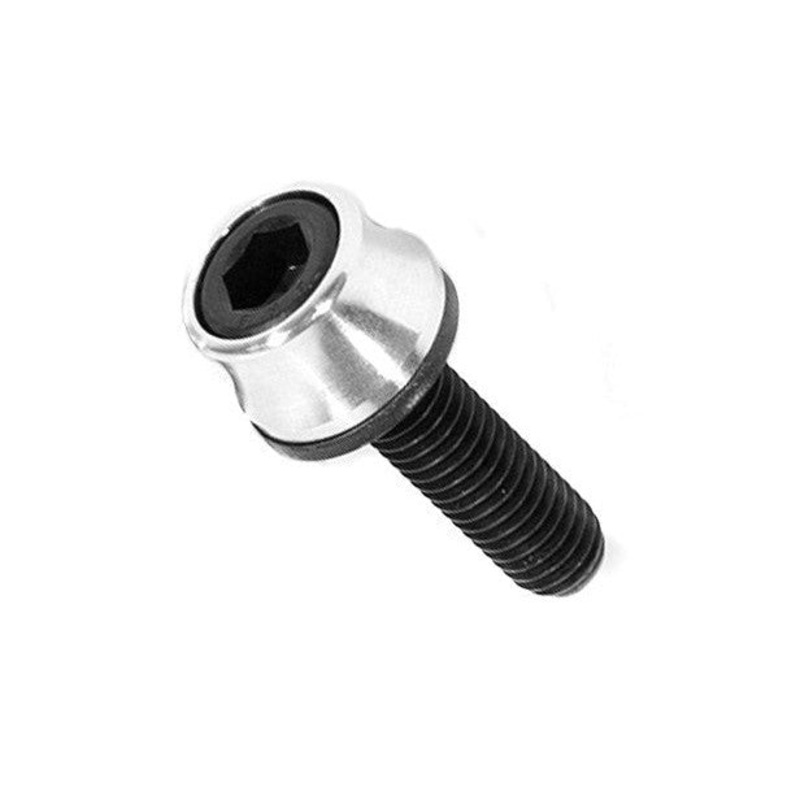 Profile 3/8 Chromoly Bolt & Volcano Washer (each) / Polished Chromoly Polished