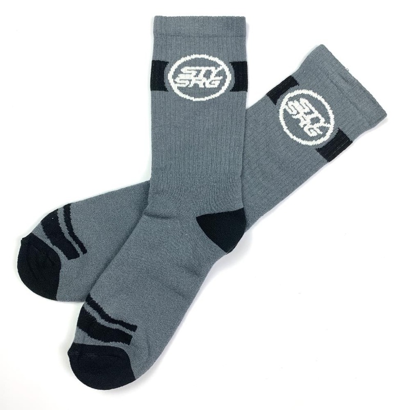 Stay Strong Icon Socks – Grey Large/X Large