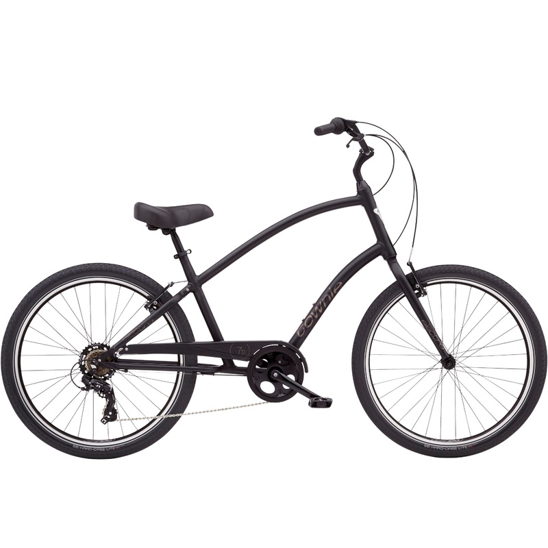 Townie 7D Step Over 26 TALL Matte Black