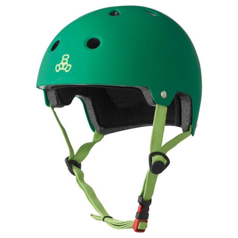 Triple8 Helmet – Dual Cert w/EPS – Kel Green X Small/Small