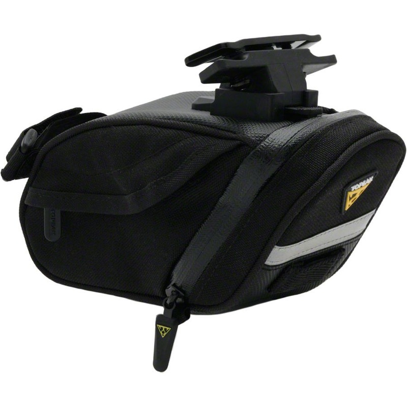 Aero Wedge Bags Aero Wedge DX Seat Bag – QuickClick, Medium, Black