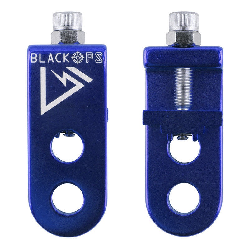BlackOps 3/8″ BMX Chain Tensioners – Pair – Anodized Blue