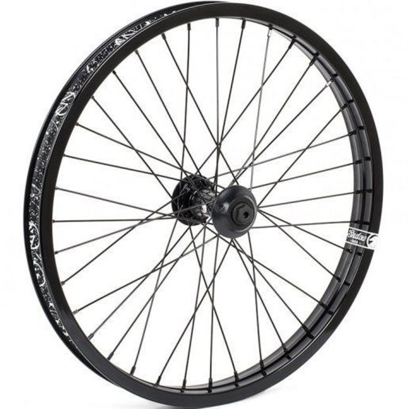 Shadow Symbol Front Wheel Raw Polish