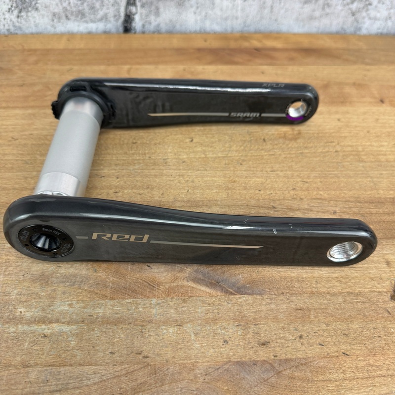 SRAM Red AXS XPLR E1 170mm Carbon 8-Bolt Crankset Crank Arms DUB Wide 311g
