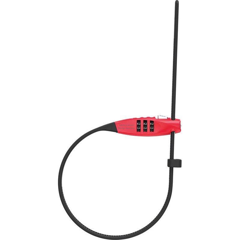 Abus  Combiflex Travel Guard Combo Lock – Red