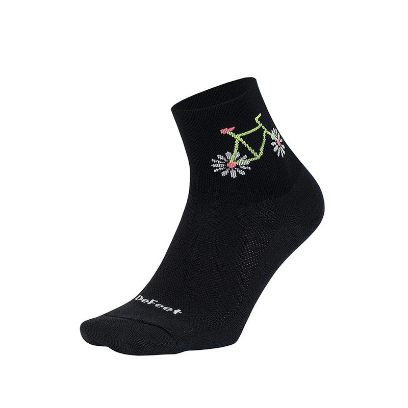 DeFeet Aireator 2-3″ Cuff Socks Pedal Power L Pair
