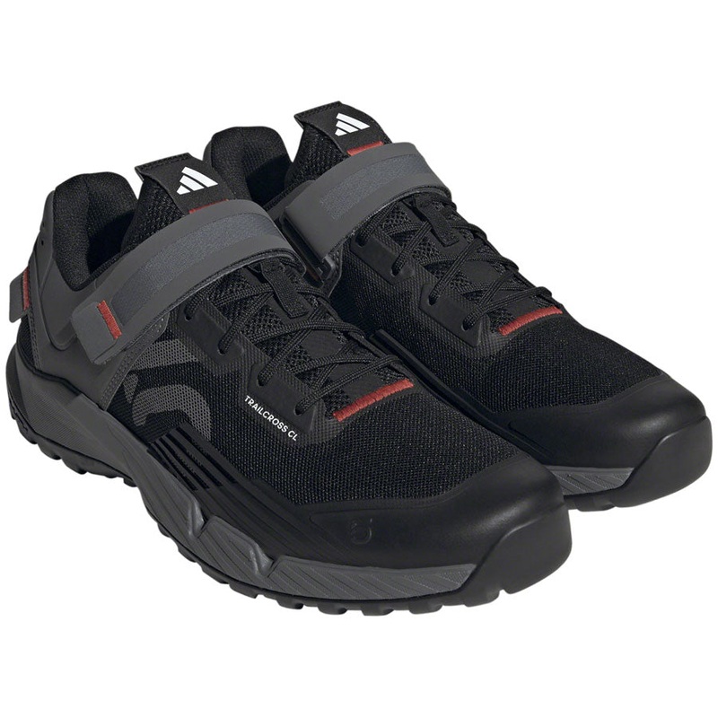 Five Ten Trailcross Mountain Clipless Shoes – Men’s Core BLK/Gray Three/Red 7