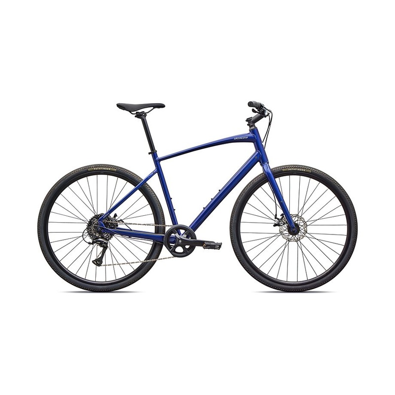 2026 Specialized Sirrus X 1.0 Km Bike Gloss Majesty Metallic / Dolomite Metallic Frost Reflective Xxs