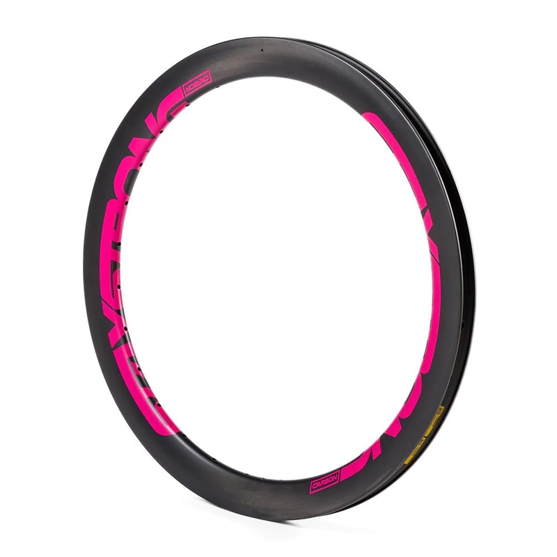 Stay Strong Reactiv 2 Expert Carbon BMX Rim-Front-Pink-20×1 3/8″ 20×1 3/8″