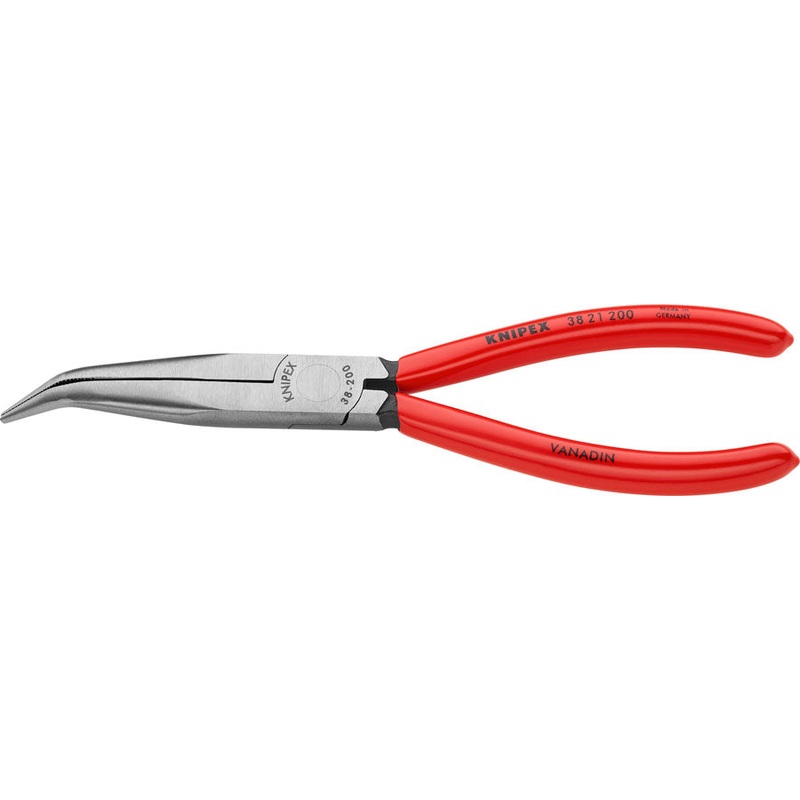 Knipex 8″ Long Nose 40degree Angled Pliers without Cutter