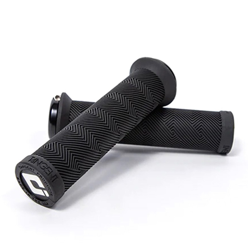 Tangent Contour Single Clamp Flanged Standard Grips Black/Black Pro 130mm