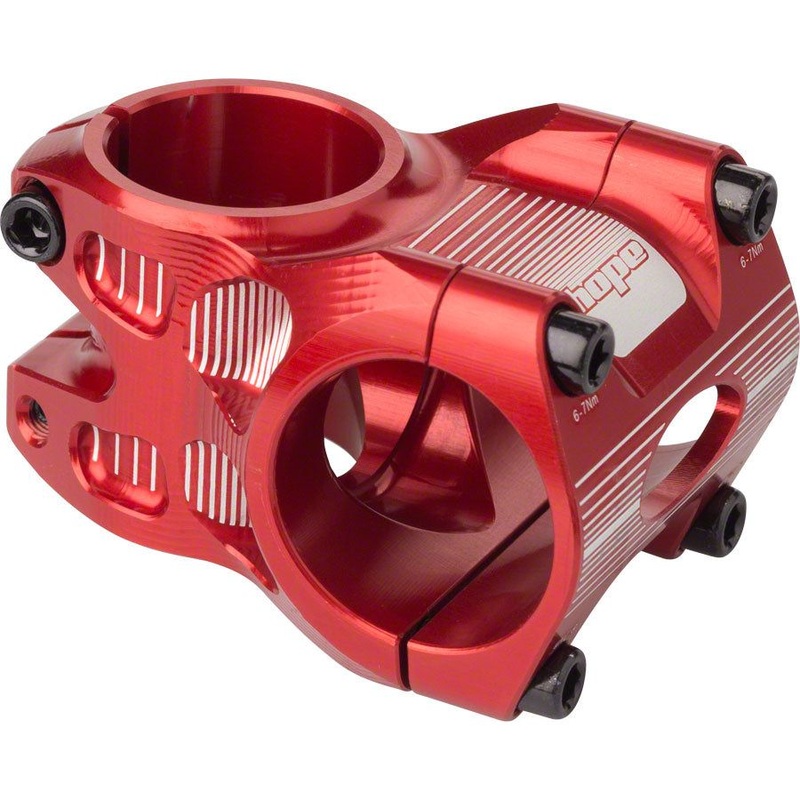 AM/Freeride Stem 31.8 Red Aluminum