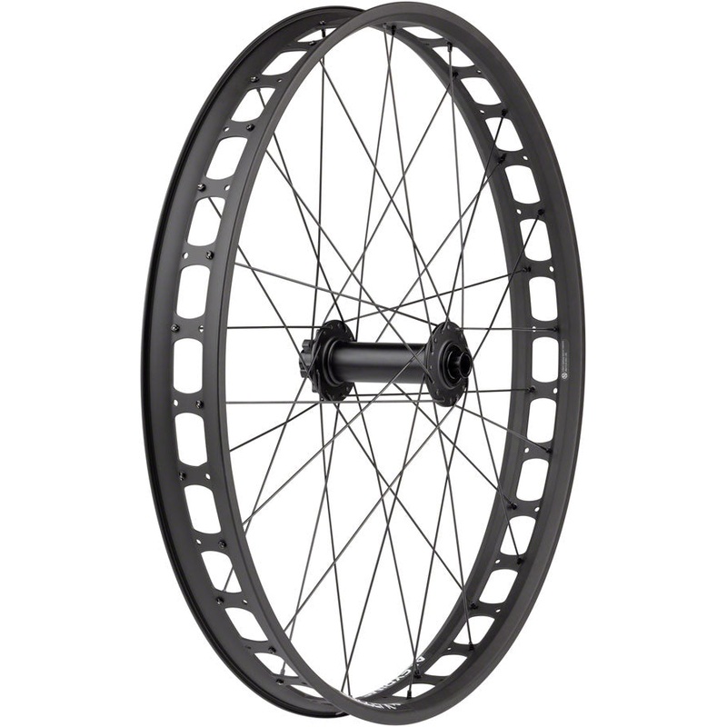 Quality Wheels Bear Pawls / Blizzerk Front Wheel – 26″, 15 x 150mm, 6-Bolt, Black