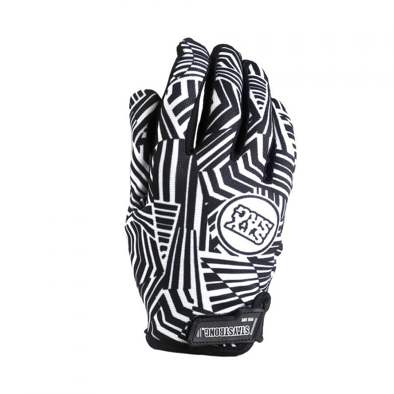 Stay Strong Twilight BMX Race Gloves-Black Youth X-Small (3)
