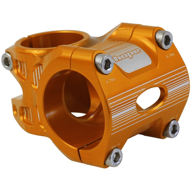 AM/Freeride Stem – 35mm 31.8 Clamp +/-0 1 1/8″ Aluminum Orange 31.8mm 0 Degreess 35mm