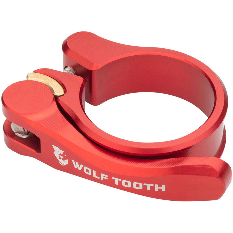 Wolf Tooth Components Quick Release Seatpost Clamp – 31.8mm, Red