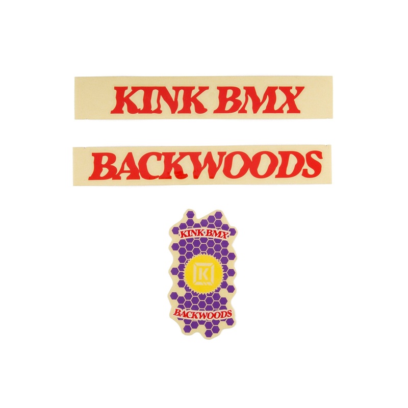 Backwoods Frame Decal Kit Gloss Red