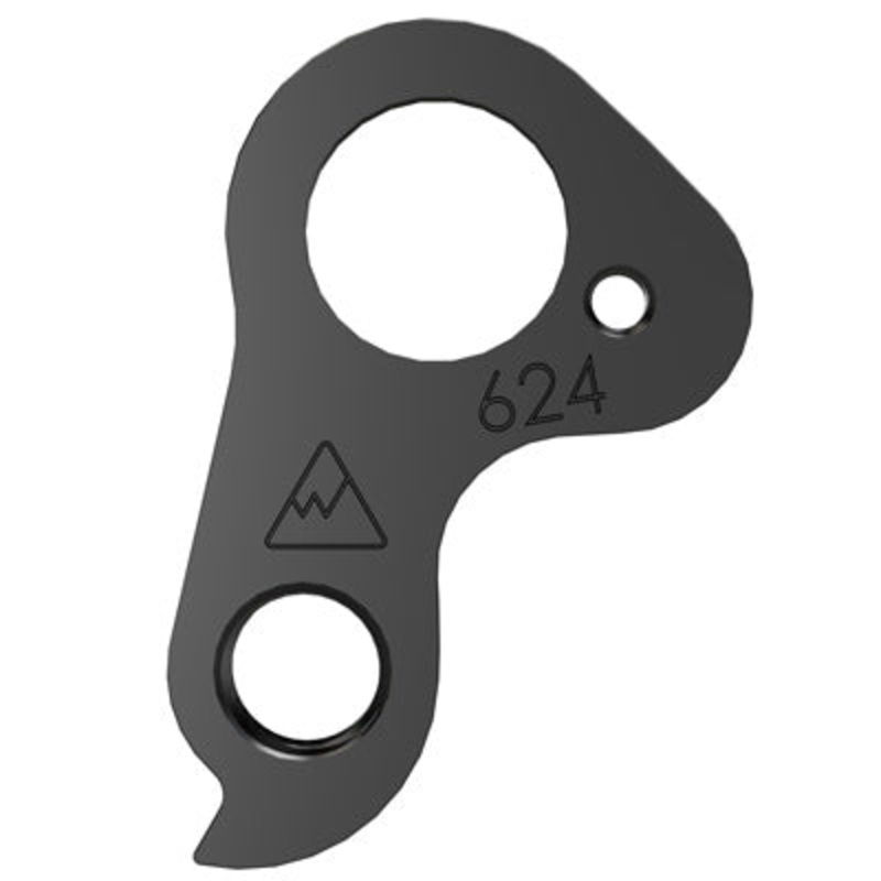 Wmfg Derailleur Hanger #624 Replacement Derailleur Hangers  Derailleur NA Black