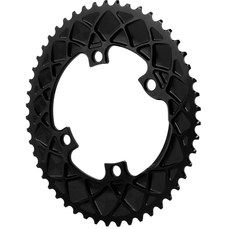 Absolute Black Premium Oval Road 50T Shimano 9100/8000 – Black