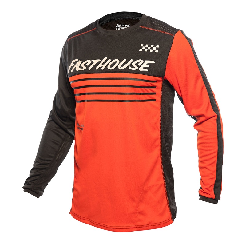 Classic Mercury LS Jersey – Black/Red Red S