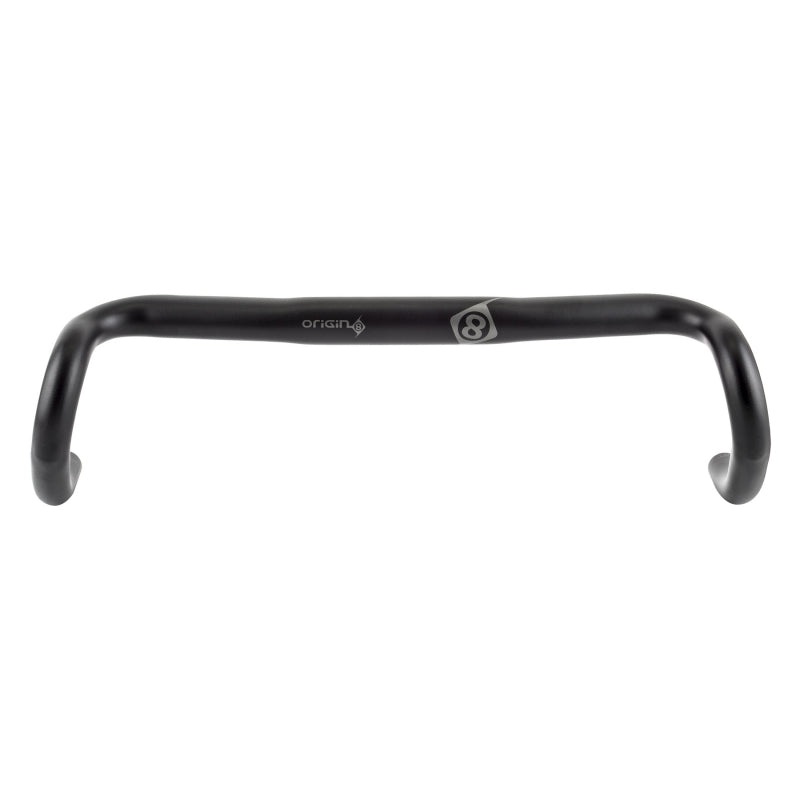 Origin8 Flare II Ergo 31.8mm 400mm 70mm 124mm 5 Black Road Drop AL6061