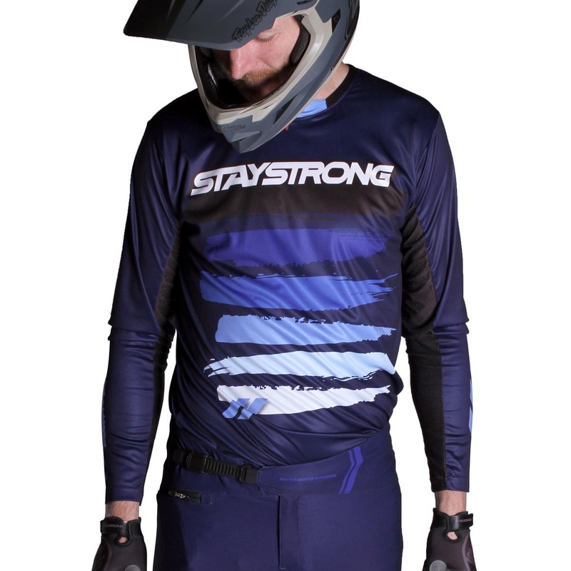 Stay Strong Paint Race Jersey – Navy X Large