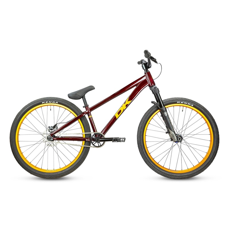 DK Asterik 23″TT Dirt Jumper Bike-26″-Crimson