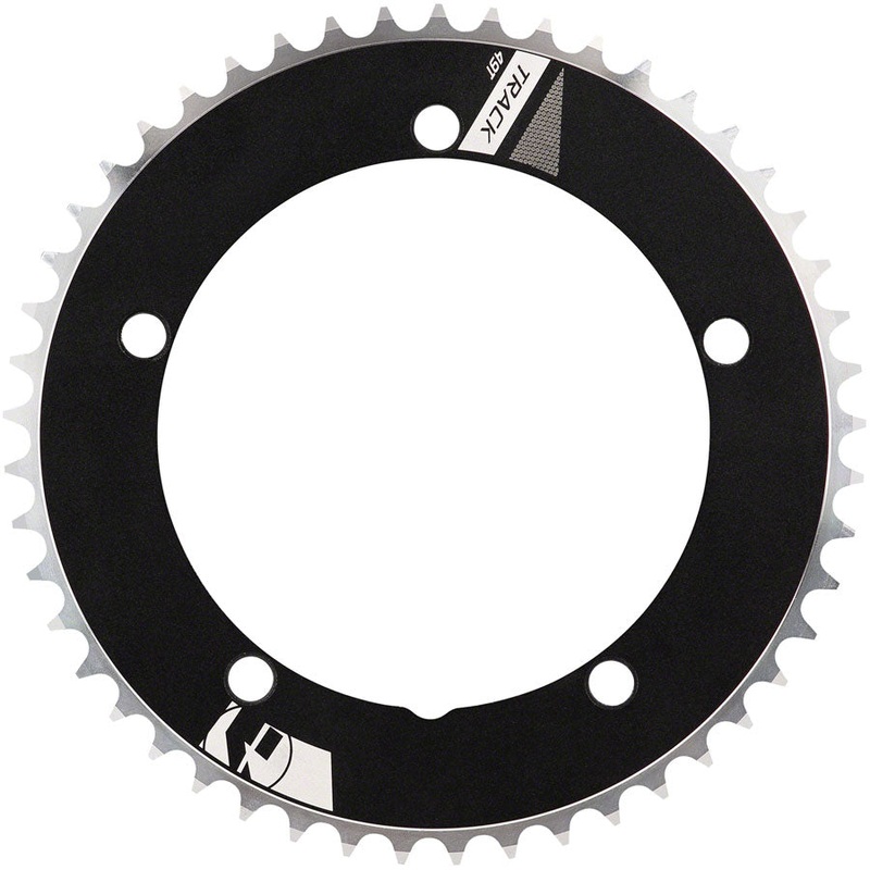 Vision Track Chainring – 49t, 144 BCD, For Vision Track Crankset, Black