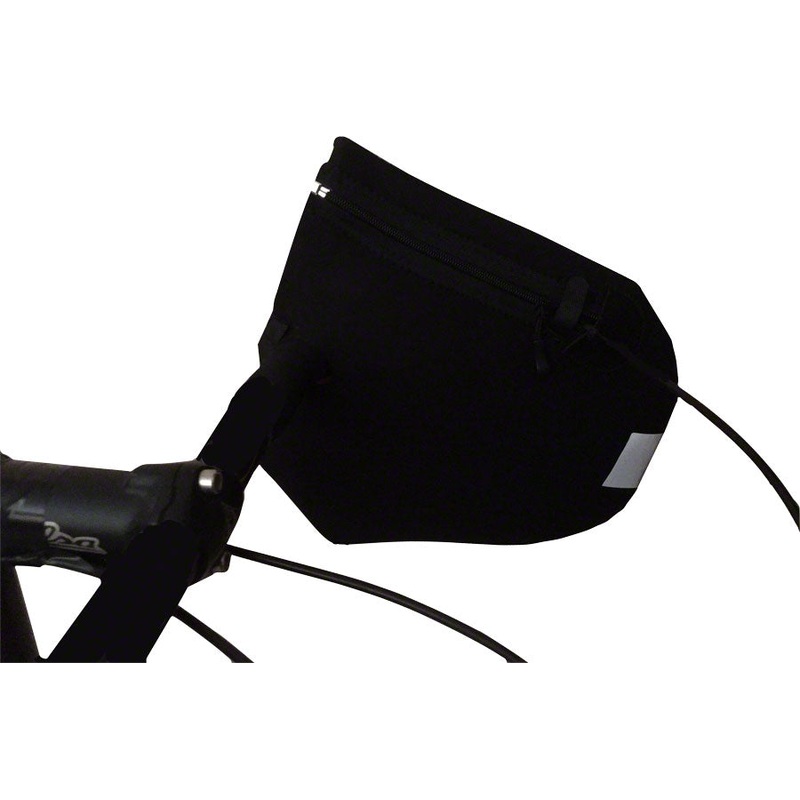 Bar Mitts Dual Position Road Pogie Handlebar Mittens: Externally Routed Shimano, One Size, Black