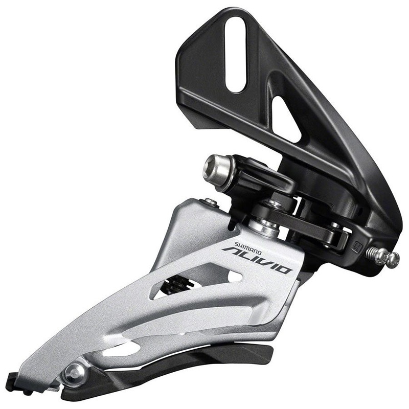 Alivio FD-M3120 Front Derailleur Alivio FD-M3120-D Front Derailleur – 2×9-Speed, Side Swing, Front Pull, Direct Mount, 36t Max