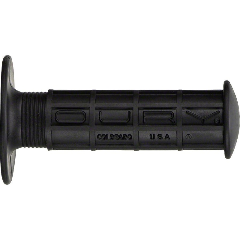BMX Waffle Grips – Black, Flange