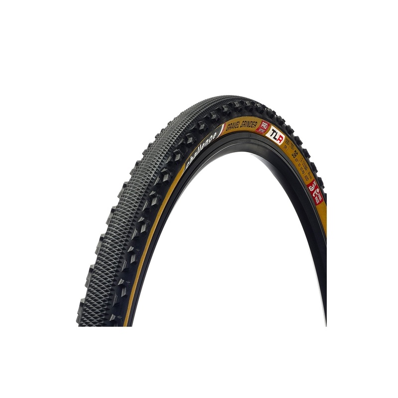 Challenge Gravel Grinder Pro ‘Handmade’ Tubeless Tire Black / Tan 700x36c
