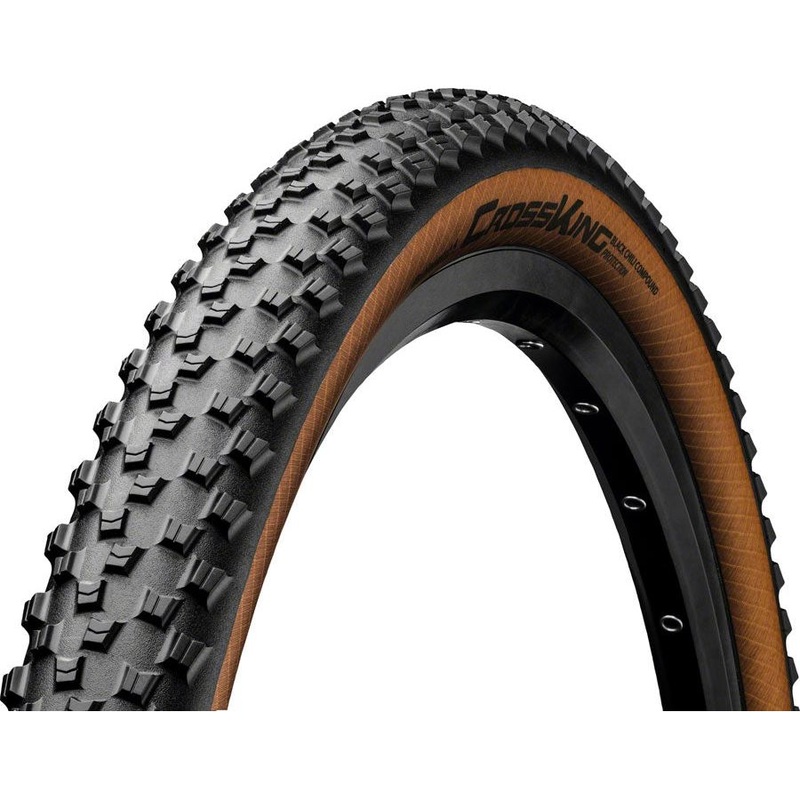 Continental Cross King Tire – 29 x 2.20 Tubeless, Folding, Black /Bernstein, Black Chili ProTection, E25