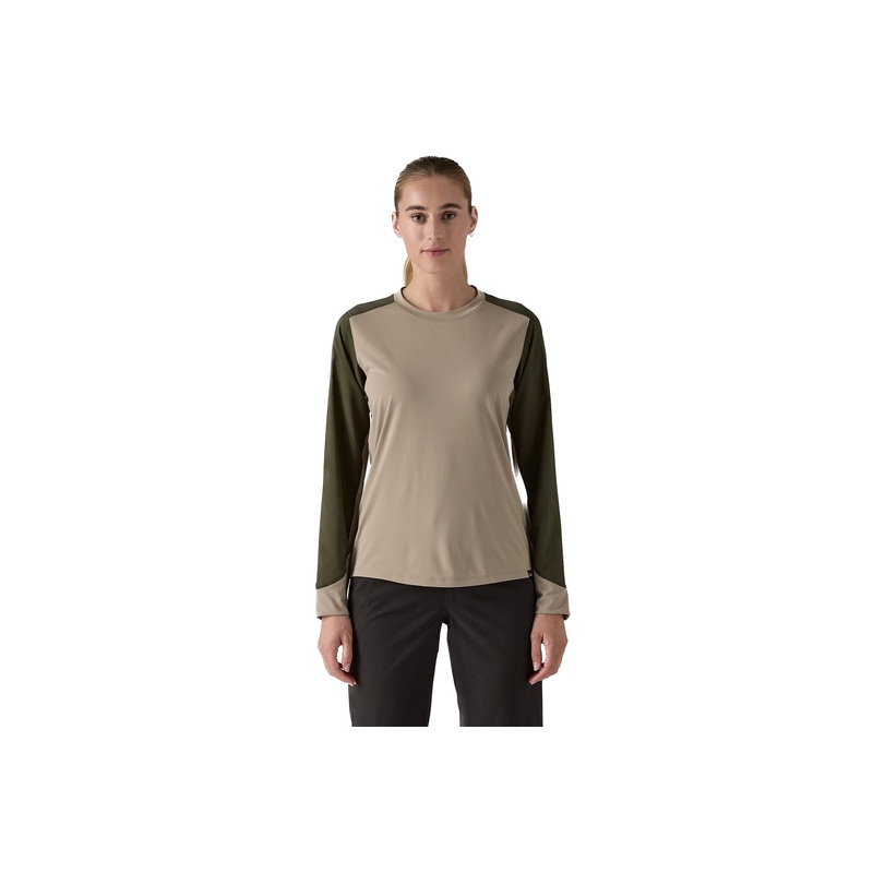 Patagonia Women’s Long-Sleeved Dirt Craft Jersey Seabird Grey Small
