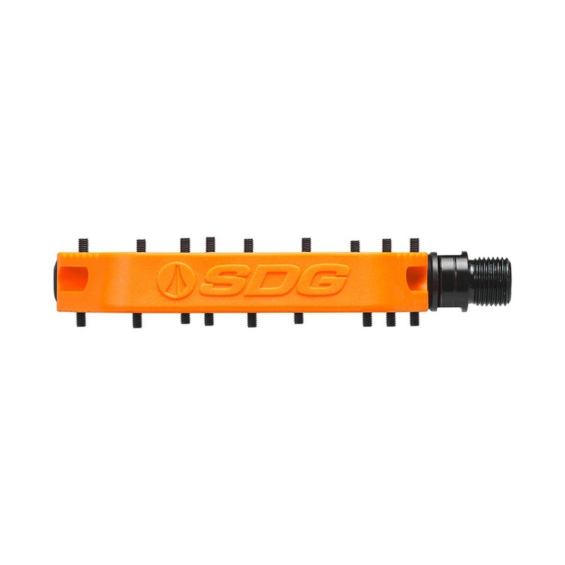 SDG Components Comp Platform Pedals Body: Composite Spindle: Cr-Mo 9/16 Orange Pair
