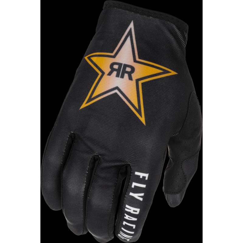 FLY RACING Lite Rockstar Gloves Black/Gold Xs