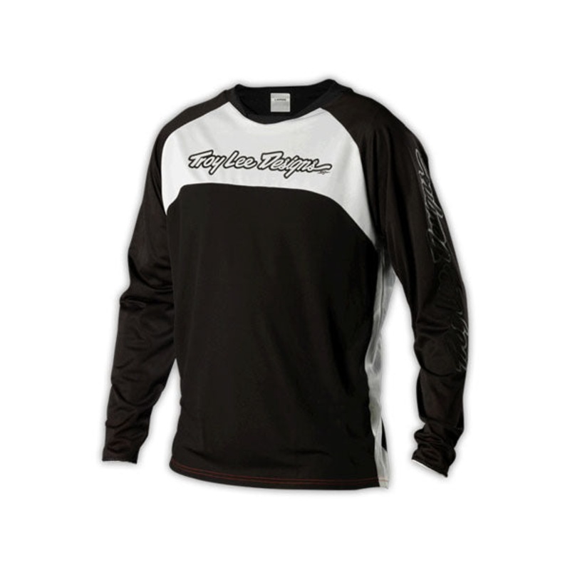 Troy Lee 2014 Sprint BMX Race Jersey-Black/White Adult Small