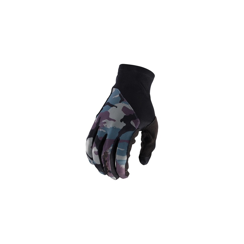 Troy Lee Designs Flowline Gloves Camo Army Green X-Large