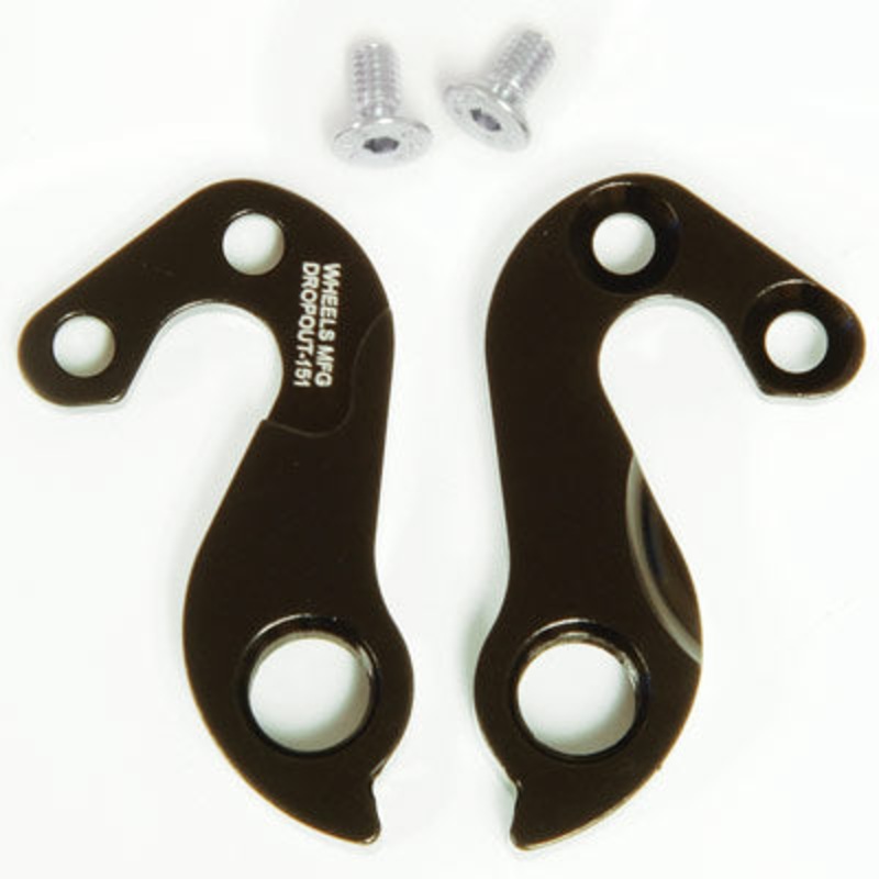 Wmfg Derailleur Hanger #151 Replacement Derailleur Hangers Wheels Mfg. Derailleur NA Black