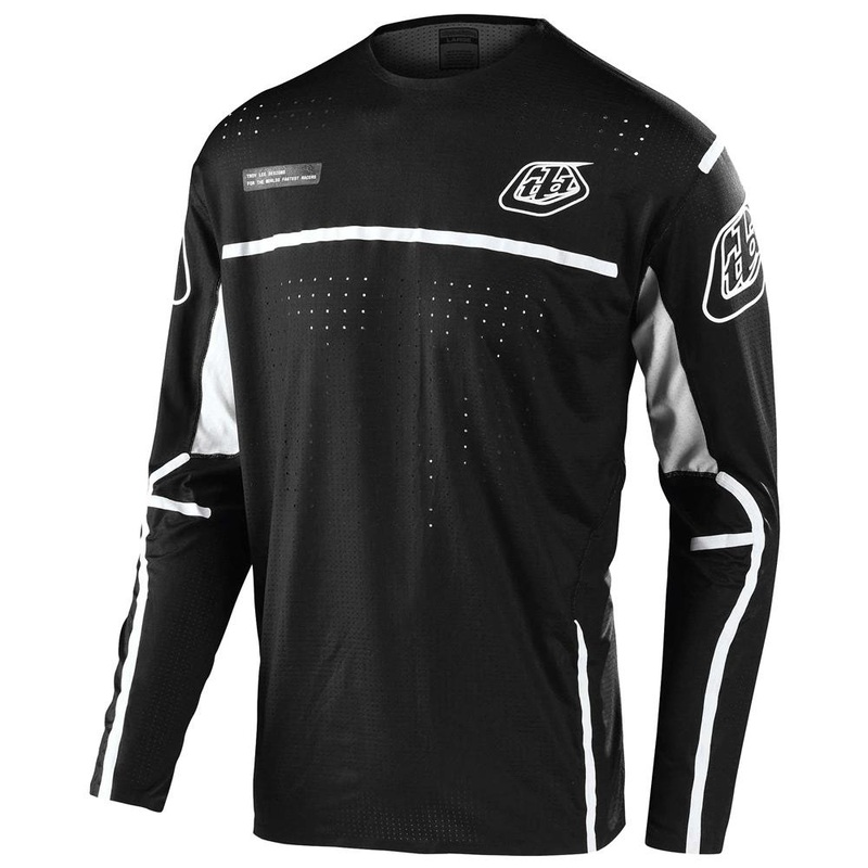 Troy Lee – Sprint Ultra Race Jersey – Lines Black/White X Large