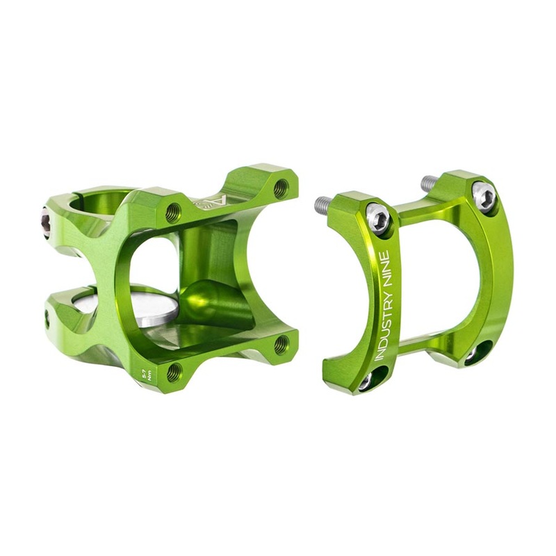Industry Nine A35 Stem – 32mm 35 Clamp +/-9 1 1/8″ Aluminum Lime