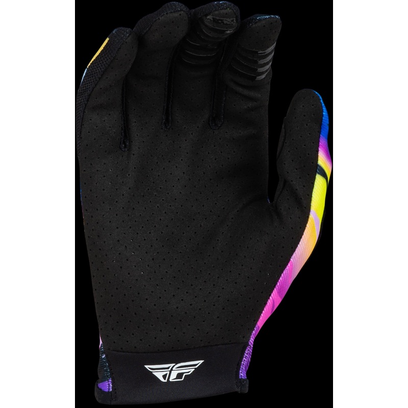 FLY RACING Youth Lite Malibu Gloves Pink/Blue/Sand Ym