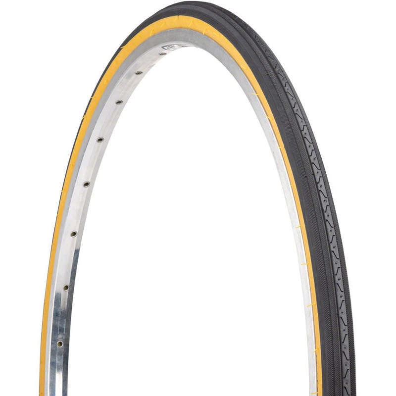 Kenda Street K35 Tire – 27 x 1-1/4 Clincher Wire Black/Tan 22tpi